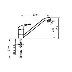 Bateria kuchenna Pyramis ACCEL chrom 090906901